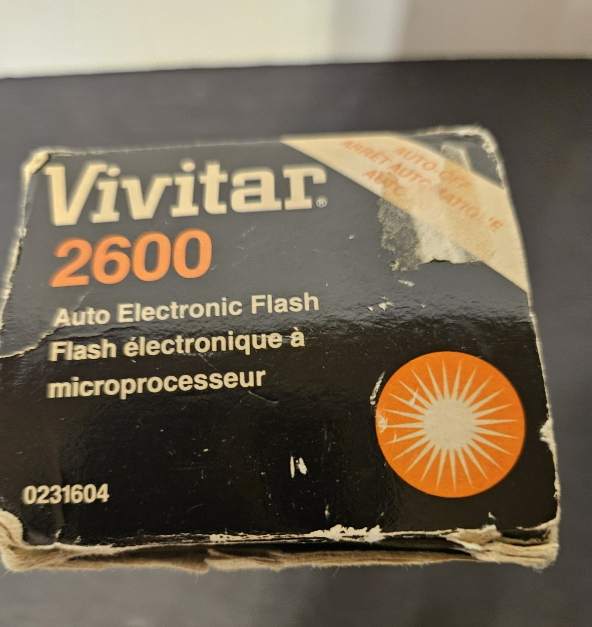 Vivitar Auto 2600 Auto Electronic Flash For Camera Locking Mounting Foot