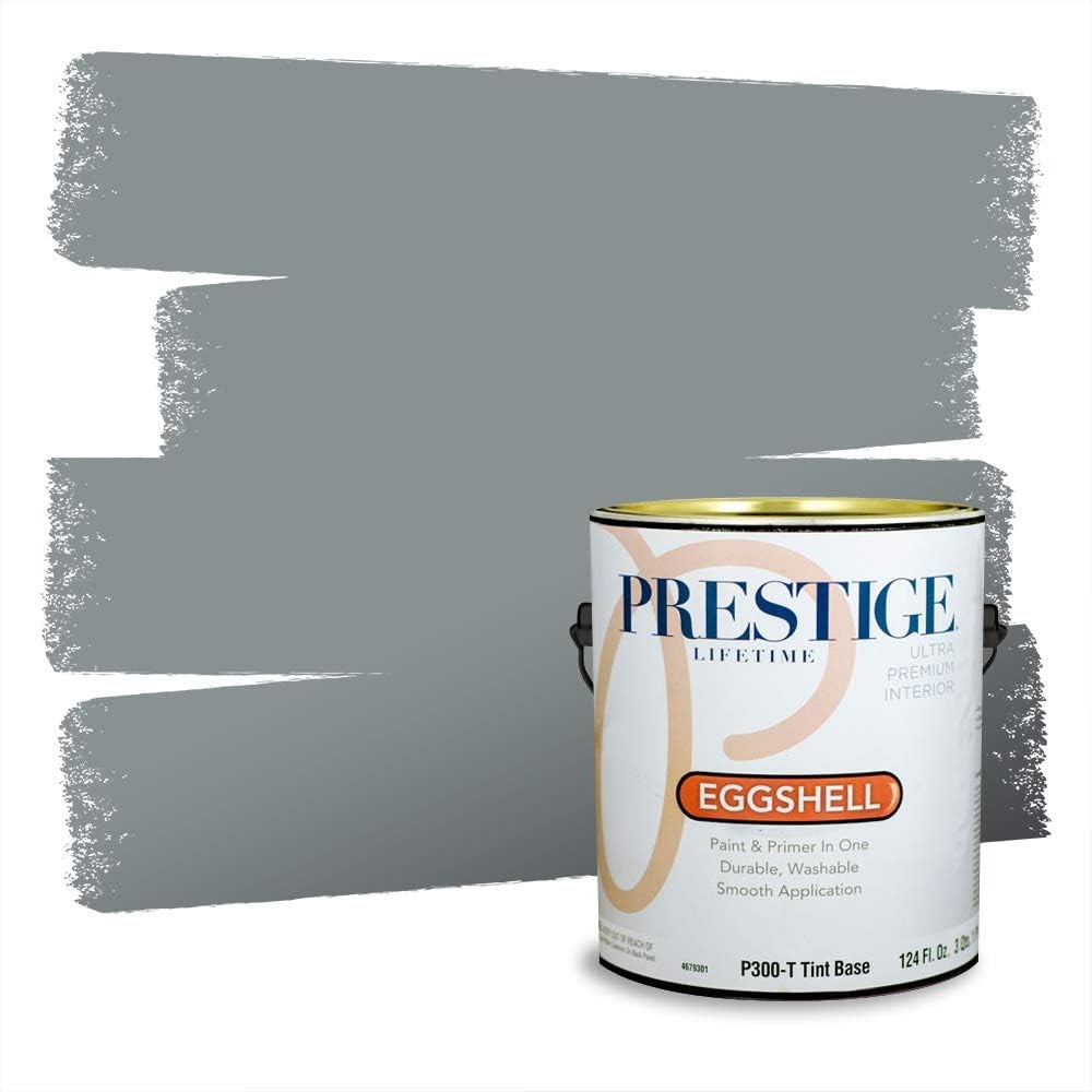 Interior Paint & Primer in One 1-Gallon Eggshell Comparable Match of Behr* Quiet