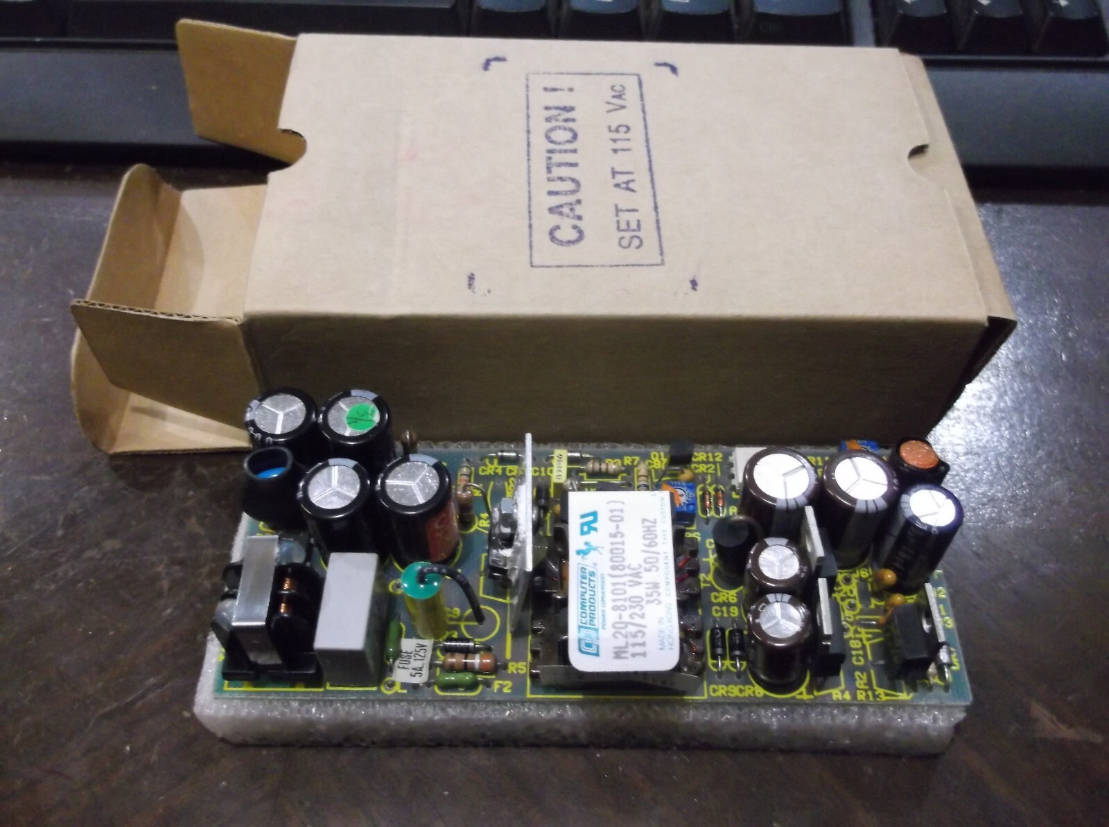 NIB COMPUTER PRODUCTS 80015-01 ML20-8101 POWER SUPPLY BOARD (WL21-1)