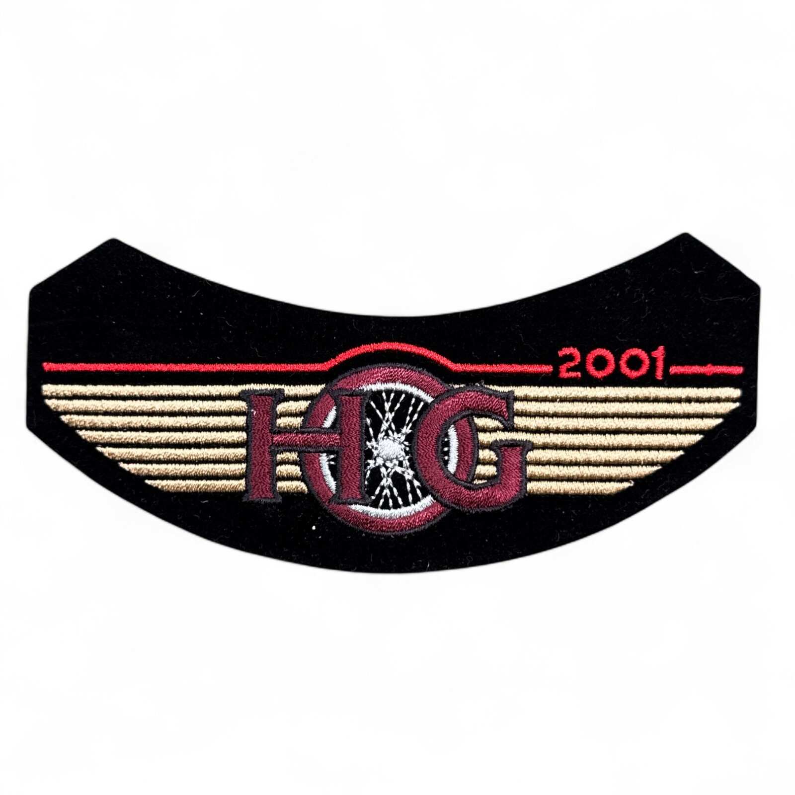 Vintage 2001 Harley Davidson Owners Group Rocker Patch HOG Classic HD MC
