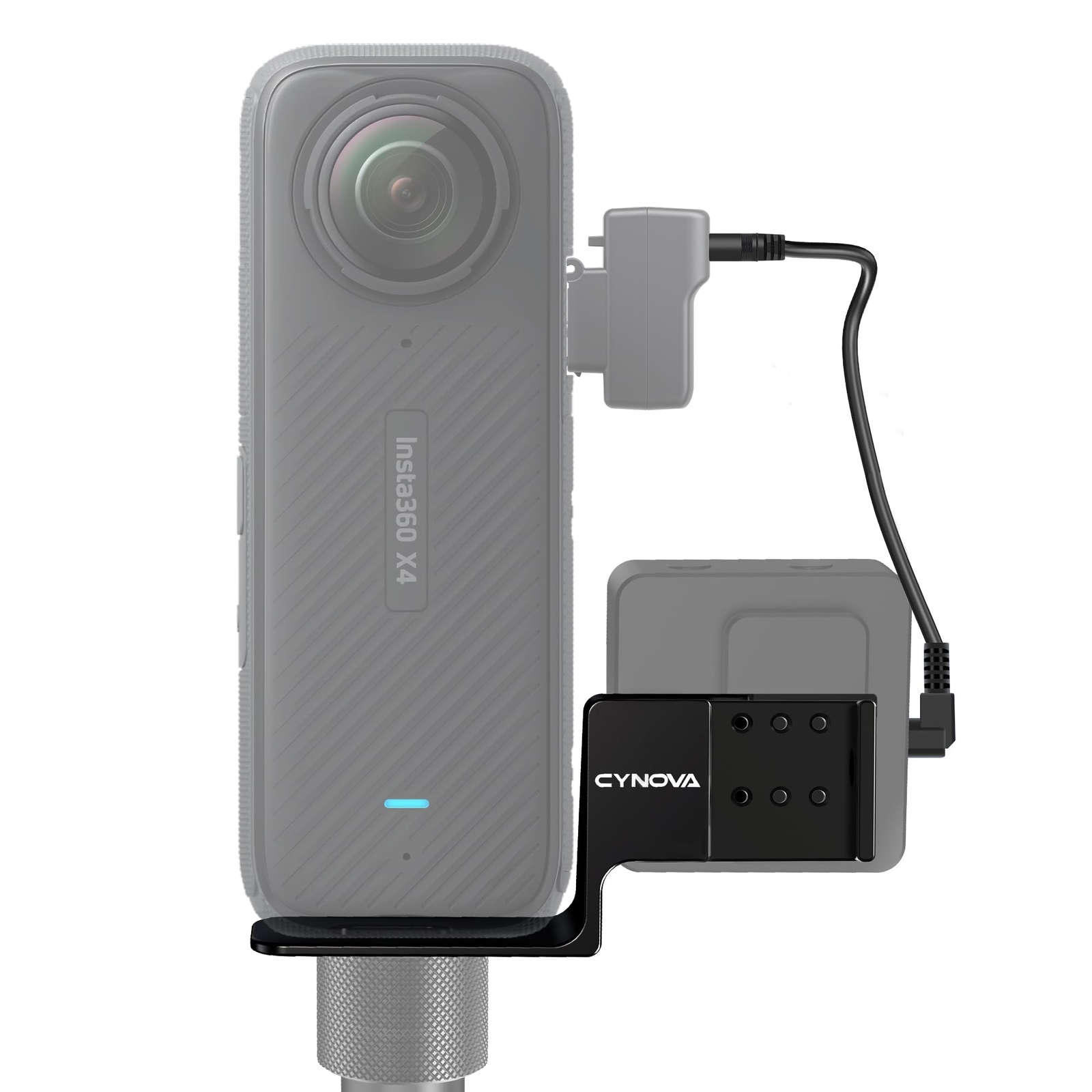 Insta360 X4 Cold Shoe Mic Bracket for RODE Wireless GO with 3.5mm Cable