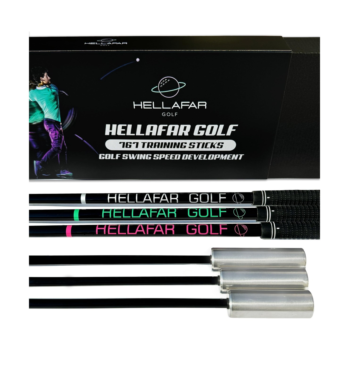 Golf Swing Speed Training Sticks | Increasing Club Head Speed and Distance | ...