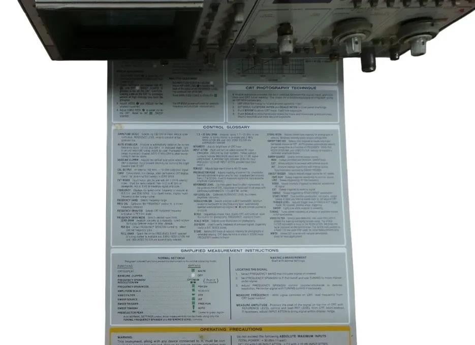 Hewlett-Packard HP 8565A Spectrum Analyzer-Free Shipping