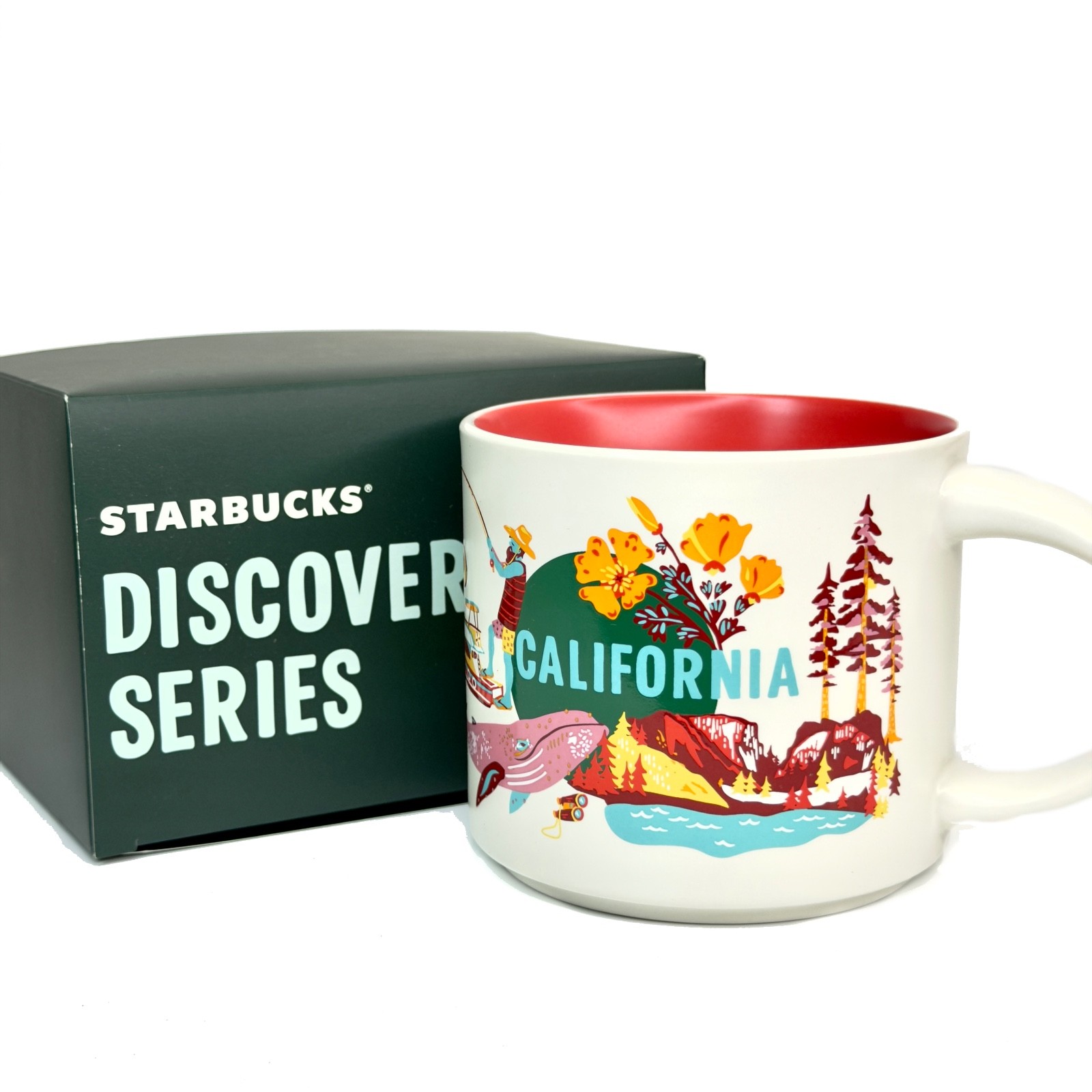 Starbucks USA California State Discovery Series City Icon Mug 14Oz Cup Travel