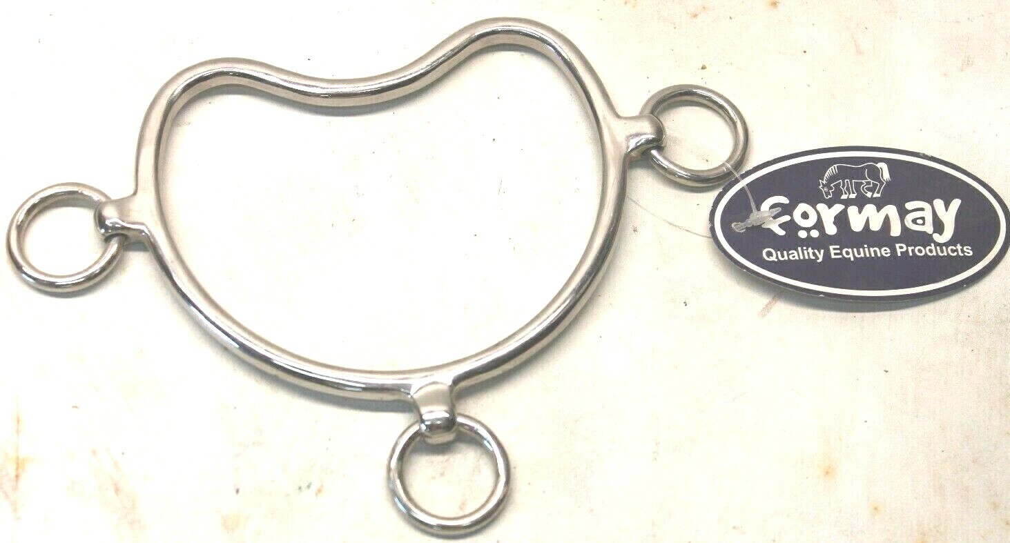 Formay Brand 4 3/4" Stainless Steel Chiffney Bit horse tack equine For105