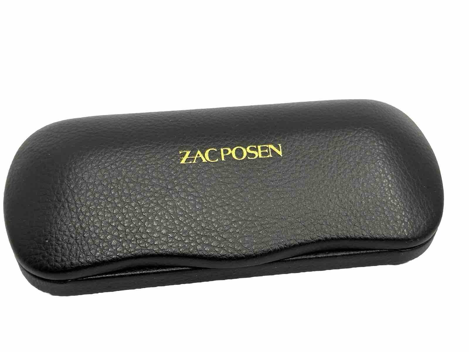 NEW Zac Posen Black Hard Clamshell Sunglasses Case With Spring Closure