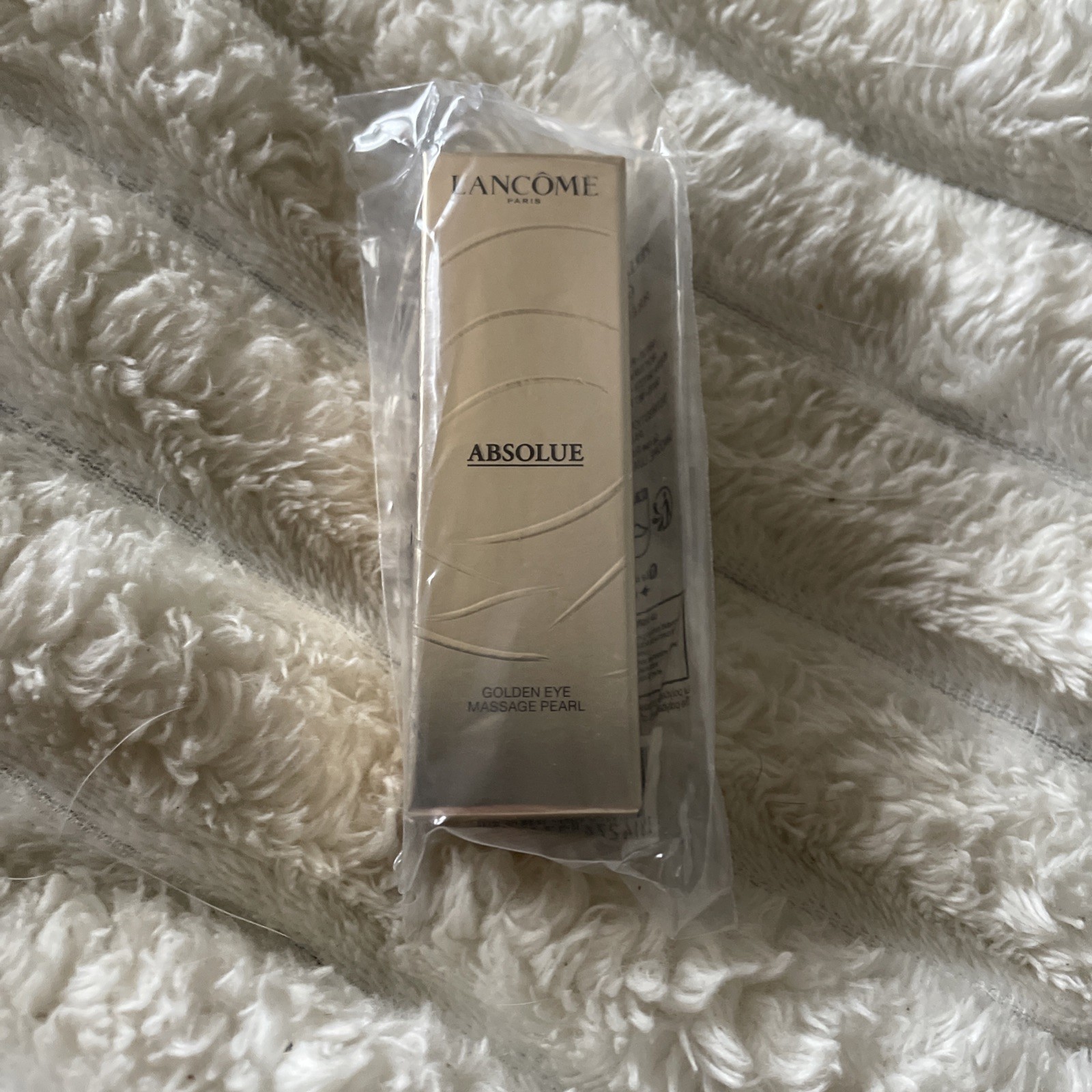 Lancome Absolue Golden Eye Massage Pearl Wrinkle Correction Applicator NEW