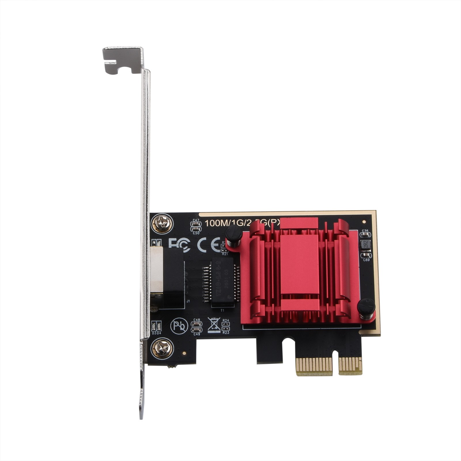 Network Adapter Card 2.5G PCI-E To RJ45 RTL8125 Computer Modification Accessory