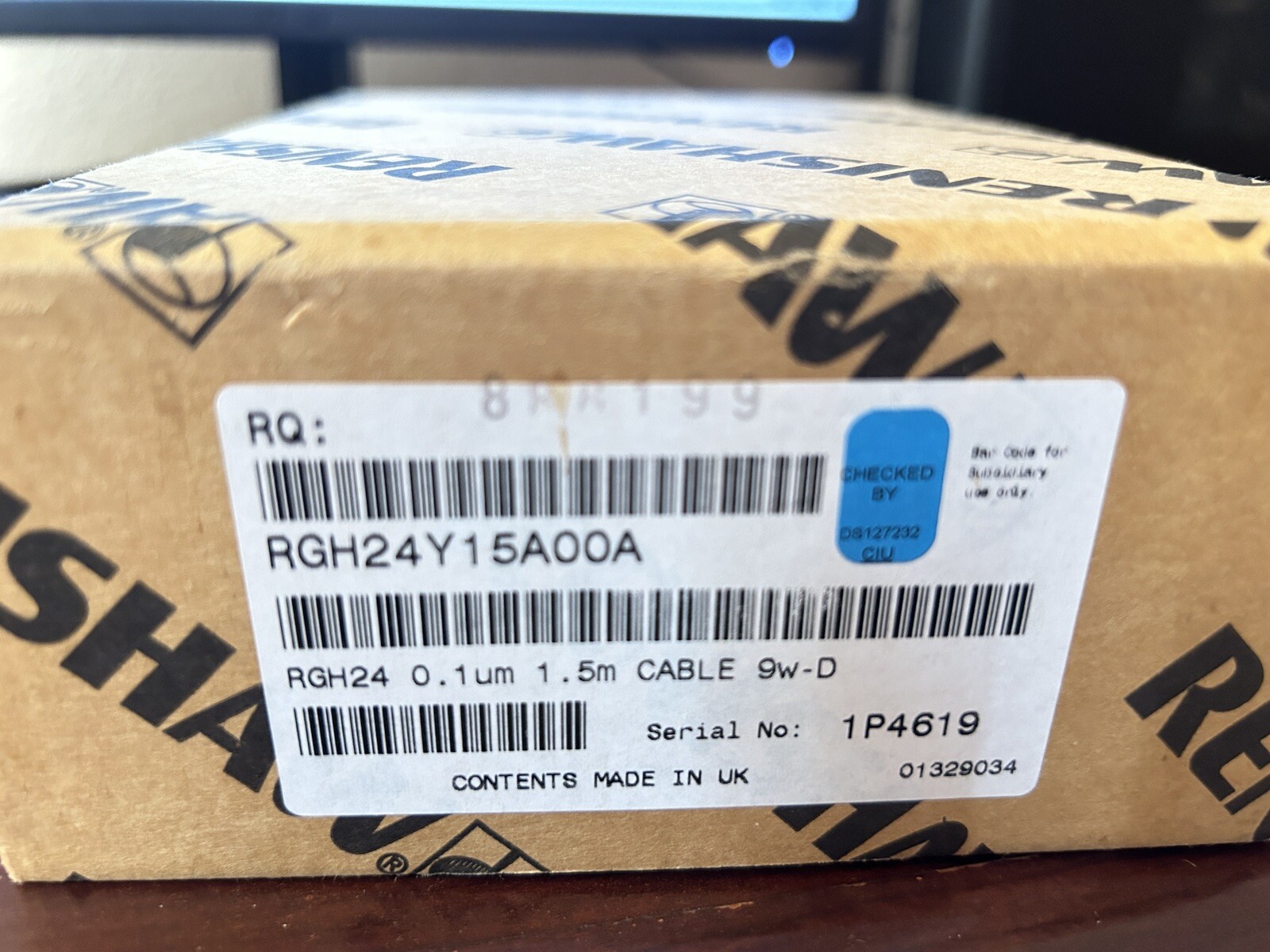 0.1um resolution Renishaw RGH24Y 15 A00A incremental encoder readhead