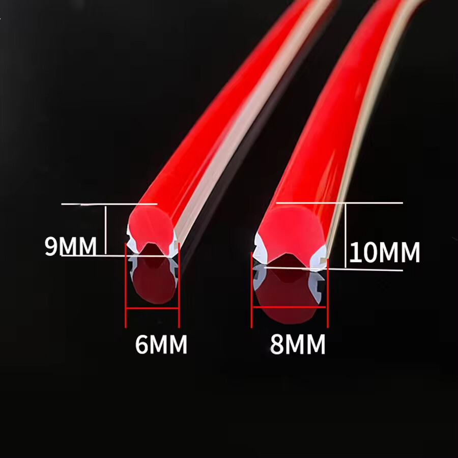 6mm Separate Silicon Neon Flexible Bendable DIY Sign 12V S Shape Led Strip Light