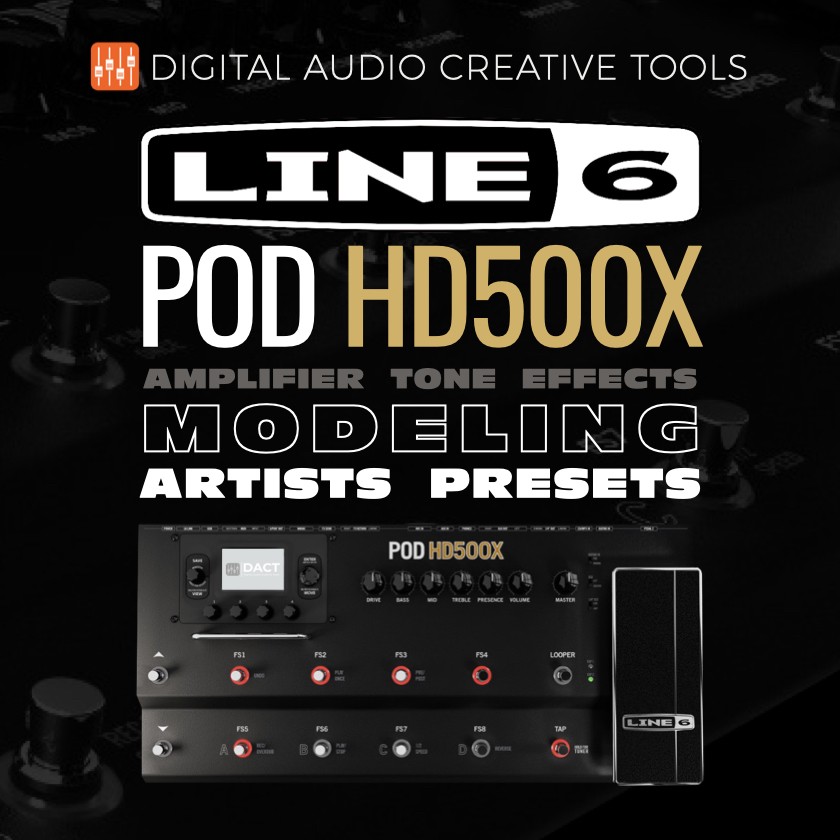 Line 6 POD HD500X Guitar Multi-FX Library (12,000 presets) - Instant Access