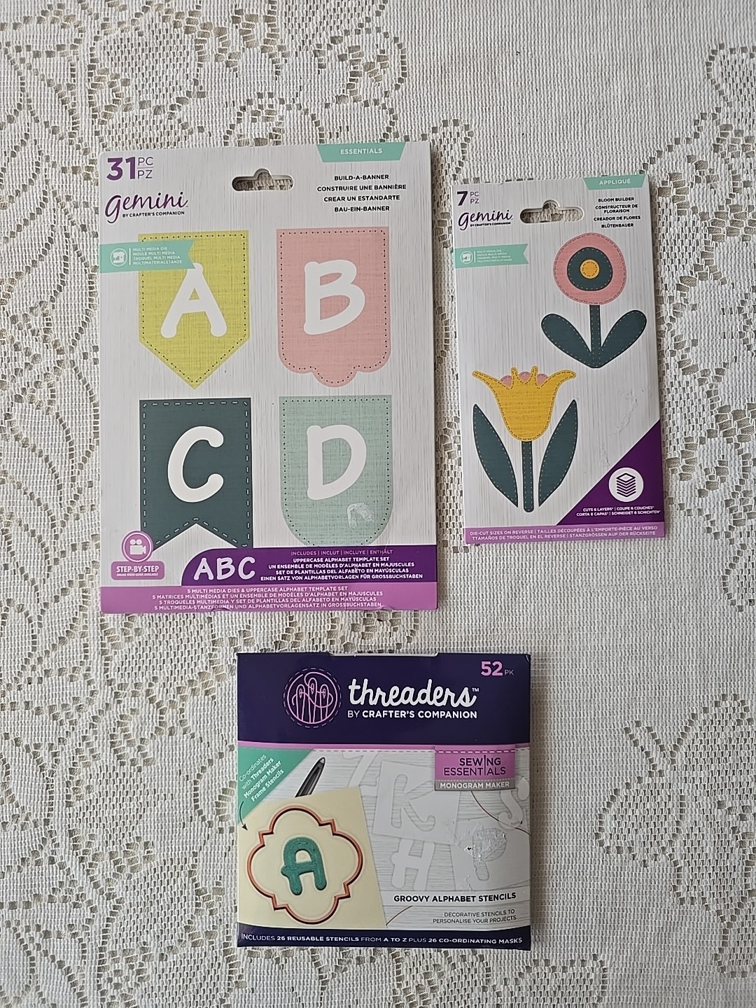Crafter's Companion Gemini Multi Media Die Build Appliqué For Fabric Crafting