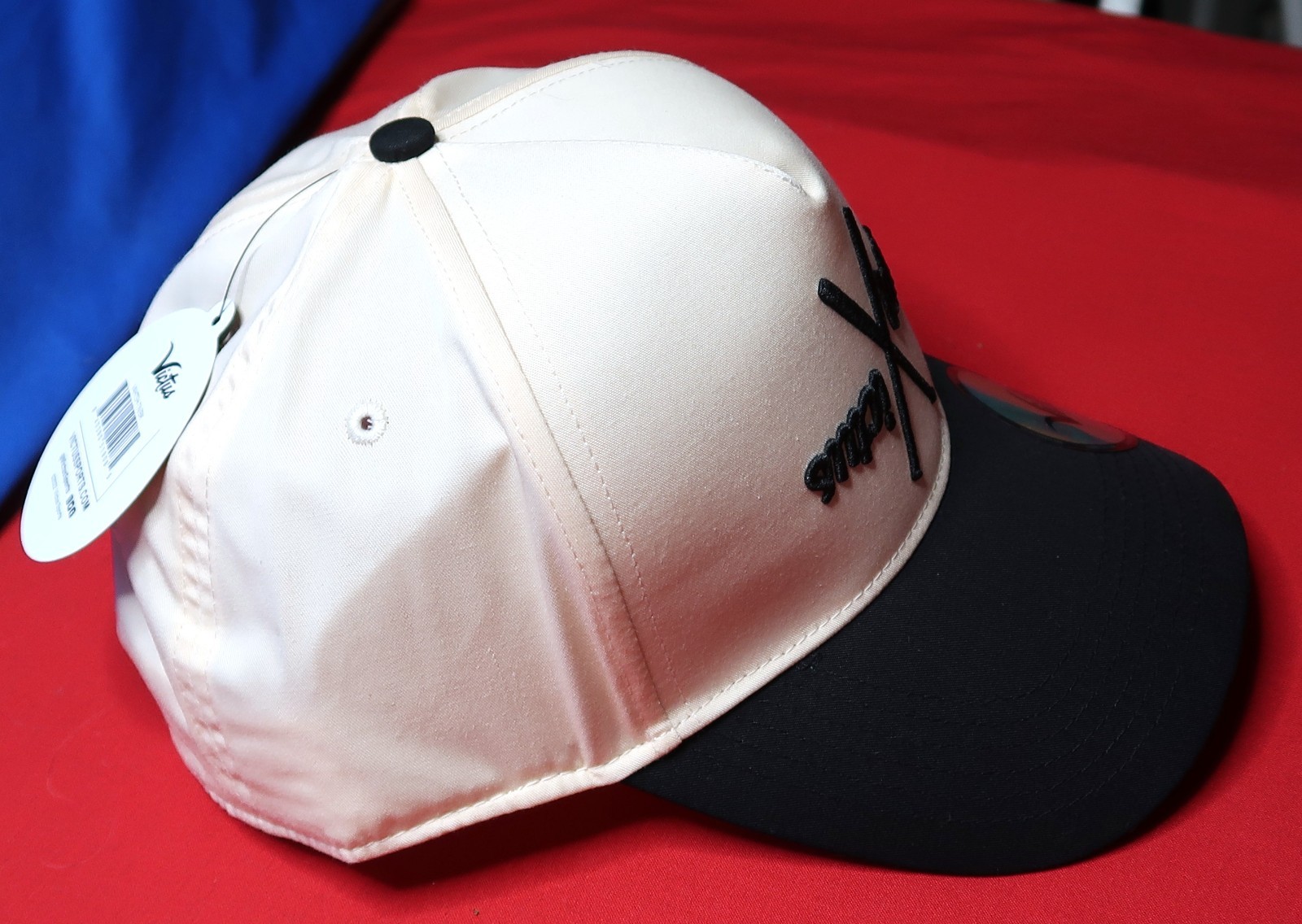 NEW Victus Switch Hitter Baseball/Softball Snapback Cap Tan/Black