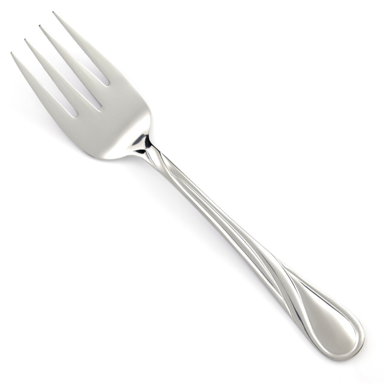 Pfaltzgraff GLENNBROOK Stainless Swirl Handle Glossy Silverware CHOICE Flatware