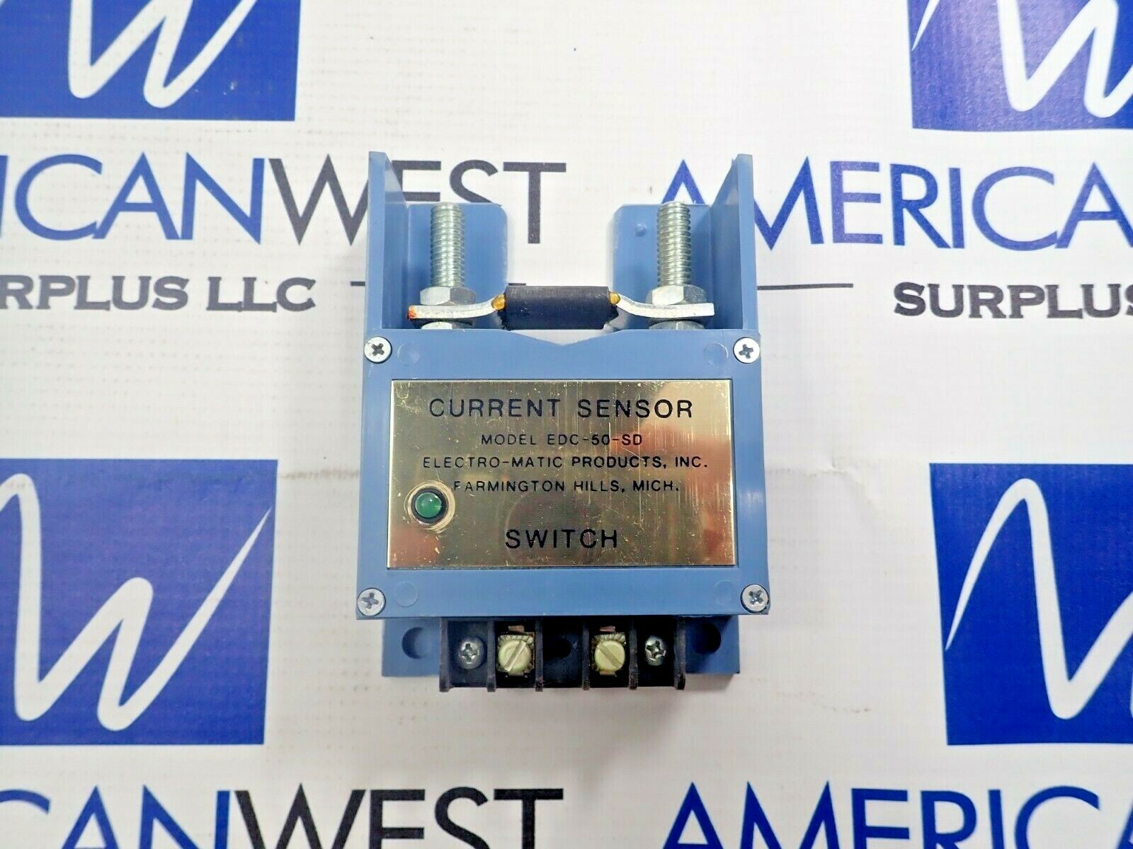 ELECTRO-MATIC MODEL EDC-50-SD CURRENT SENSOR