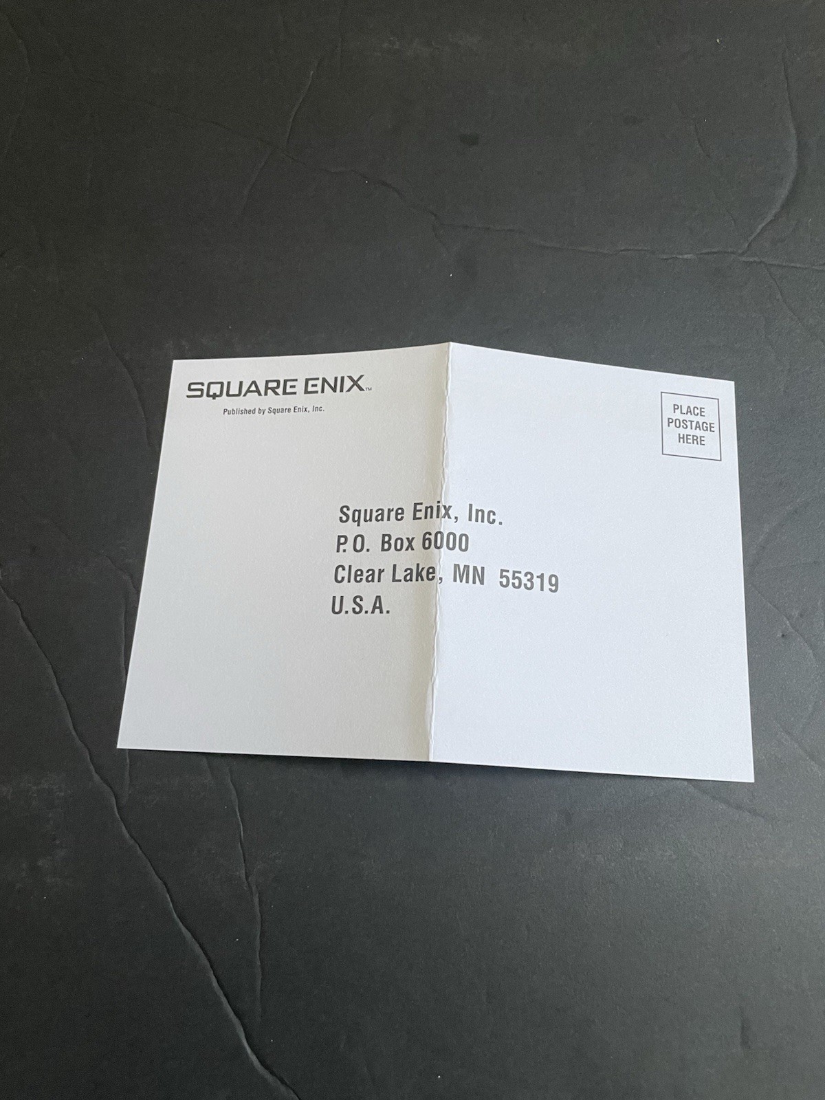 final fantasy 3 ds Registration card insert only
