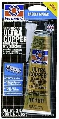 81878 Ultra Copper Maximum Temperature RTV Silicone Gasket Maker, 3 oz. Tube