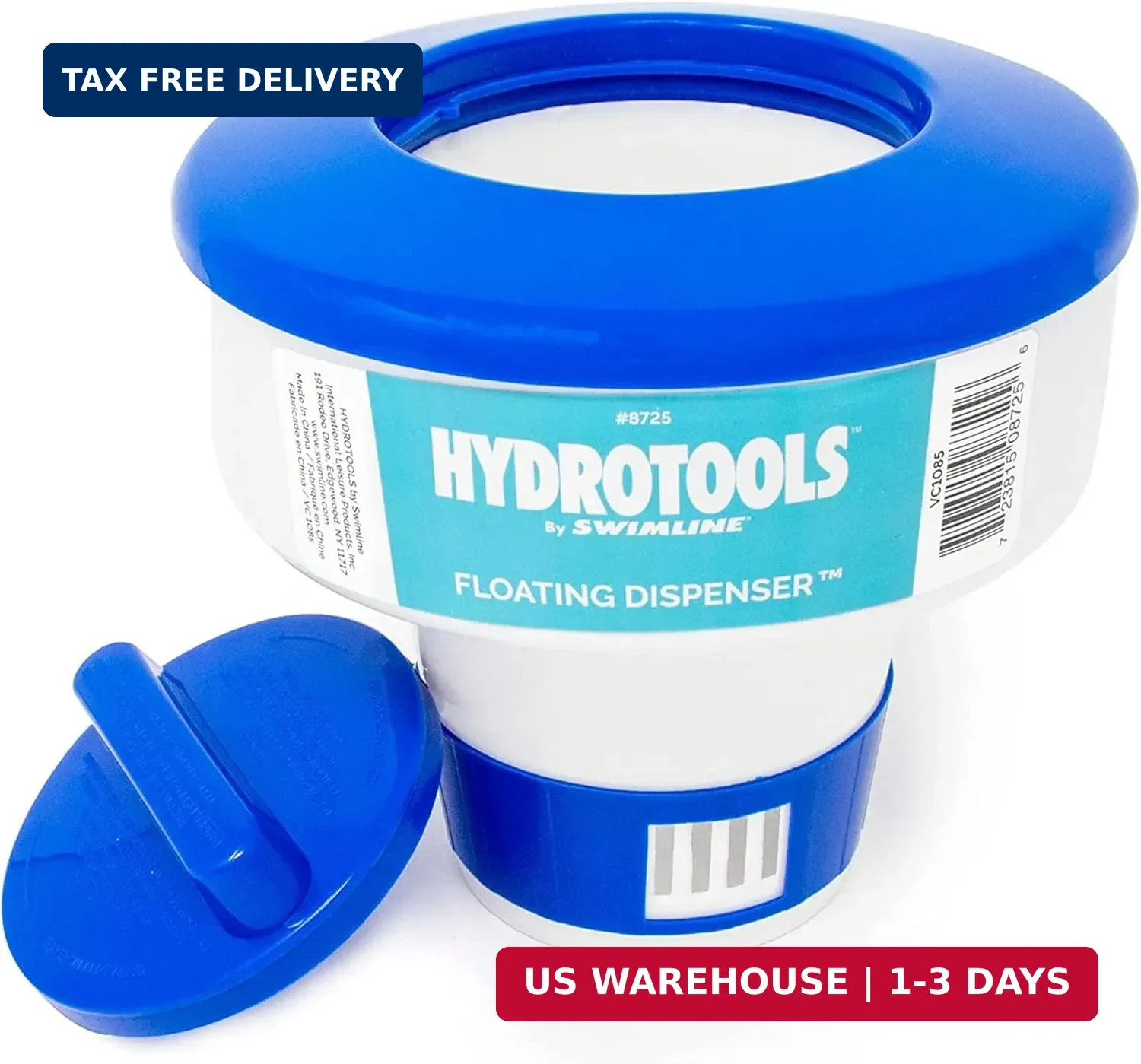 HYDROTOOLS 8725 Large Capacity Pool & Spa Chemical Dispenser | Compatible With B
