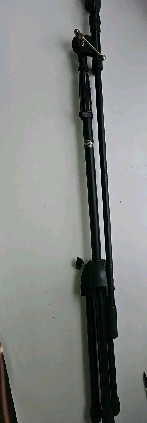 Musician's Friend Tripod Mic Stand with Boom Black Full Size For Microphones