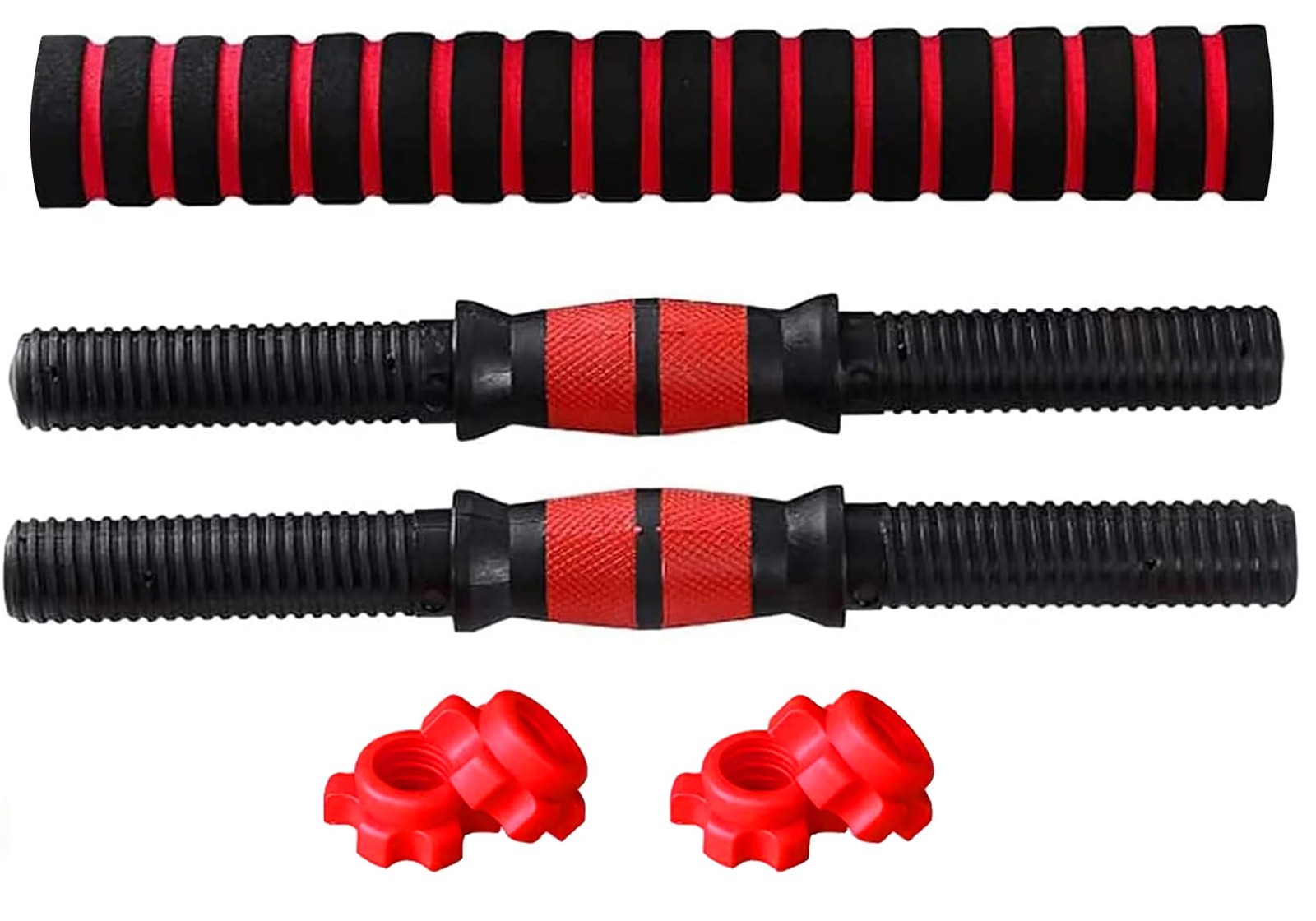 Dumbbell Bars Adjustable Weight Set Barbell Lifting - 2 x 40CM-3PCS