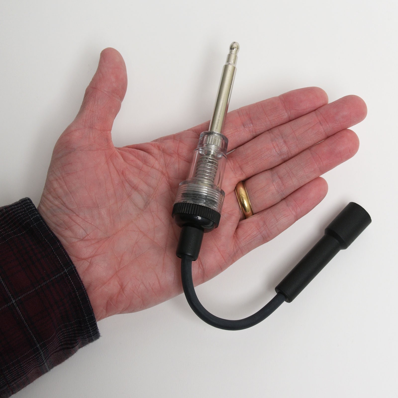 Spark Plug Tester Ignition System Engine In Line Auto Diagnostic Coil Test Tool