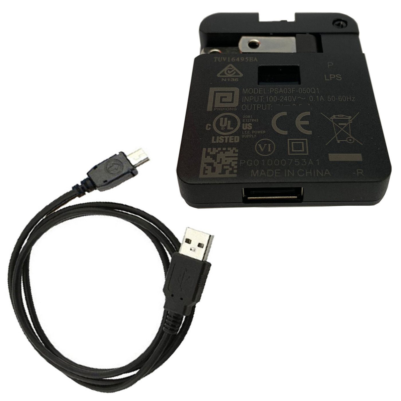 AC Adapter Charger + USB Cable Cord For Uniden BC75XLT BC125AT Bearcat Scanner