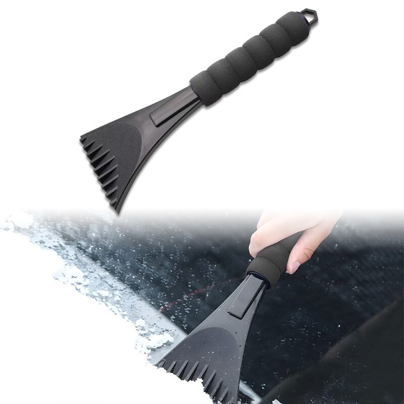 3PCS New ICE Scraper Soft Handle for CAR & VAN Windshield Snow Remover Black  .