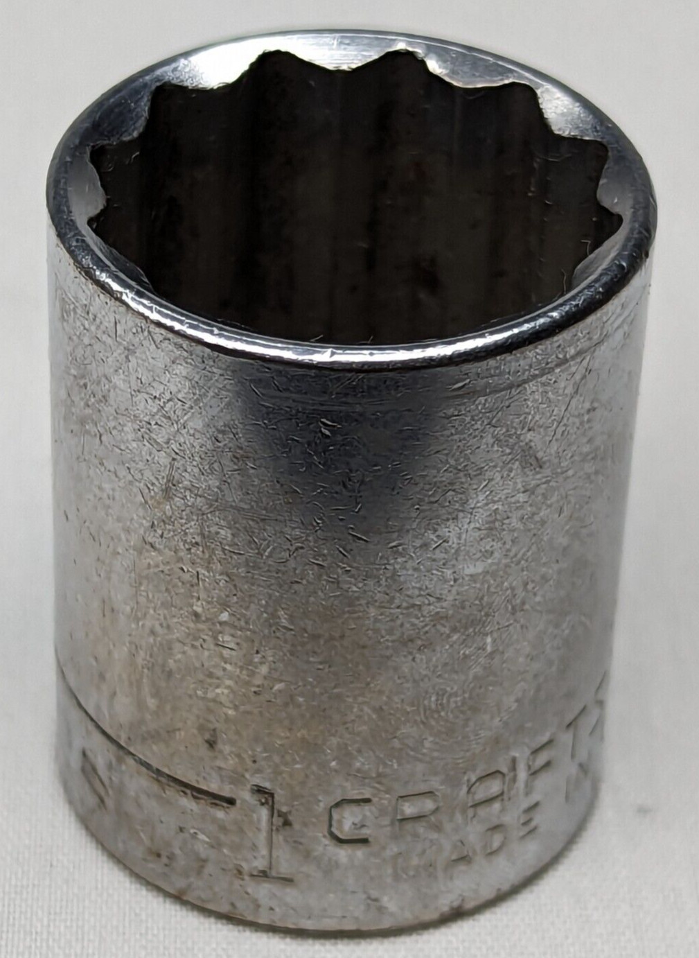 Craftsman 1" SAE 1/2" Drive 12 Point 47514 GK Series Socket