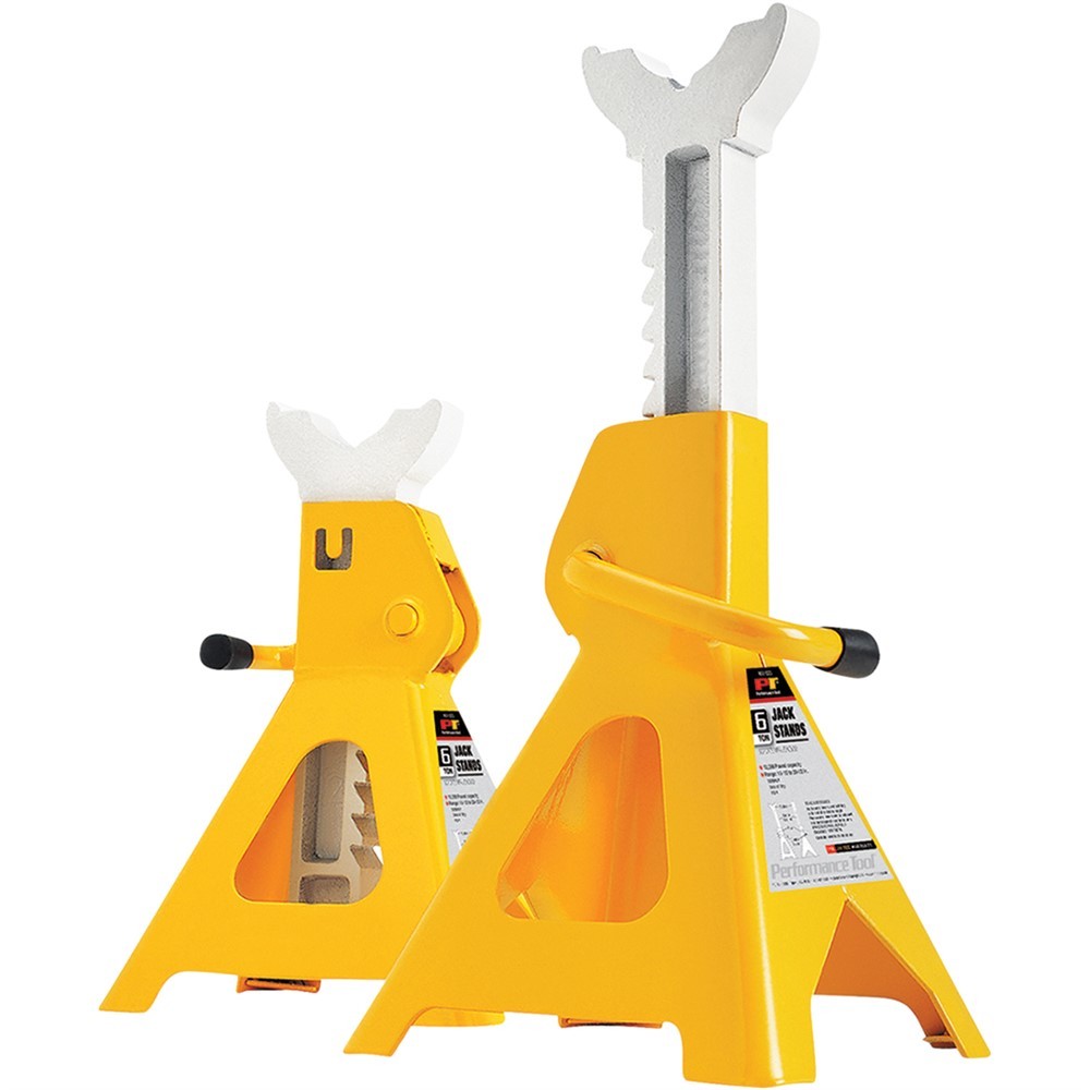Performance Tool 6-Ton Heavy-Duty Jack Stands #WL-W41023