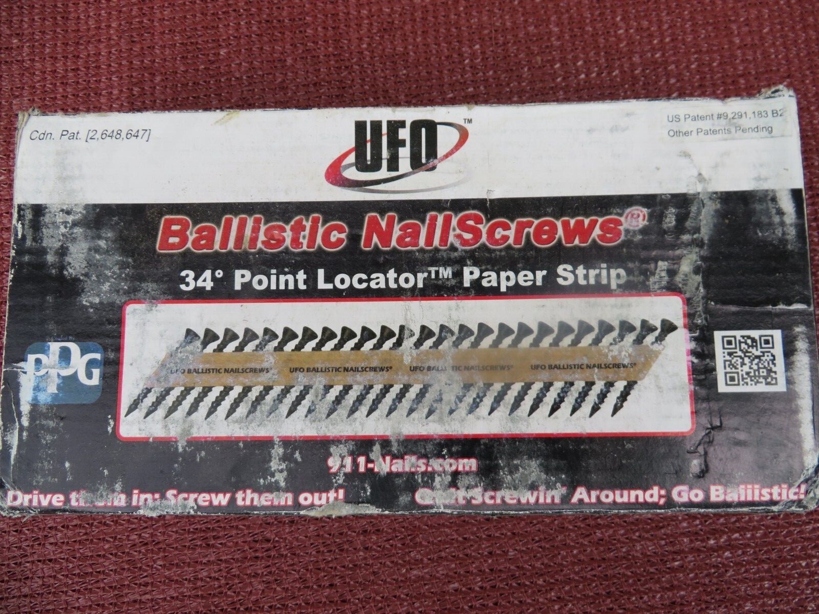 UFO  USA Ballistic NailScrews for Mantis Deck Clips - Box of 500