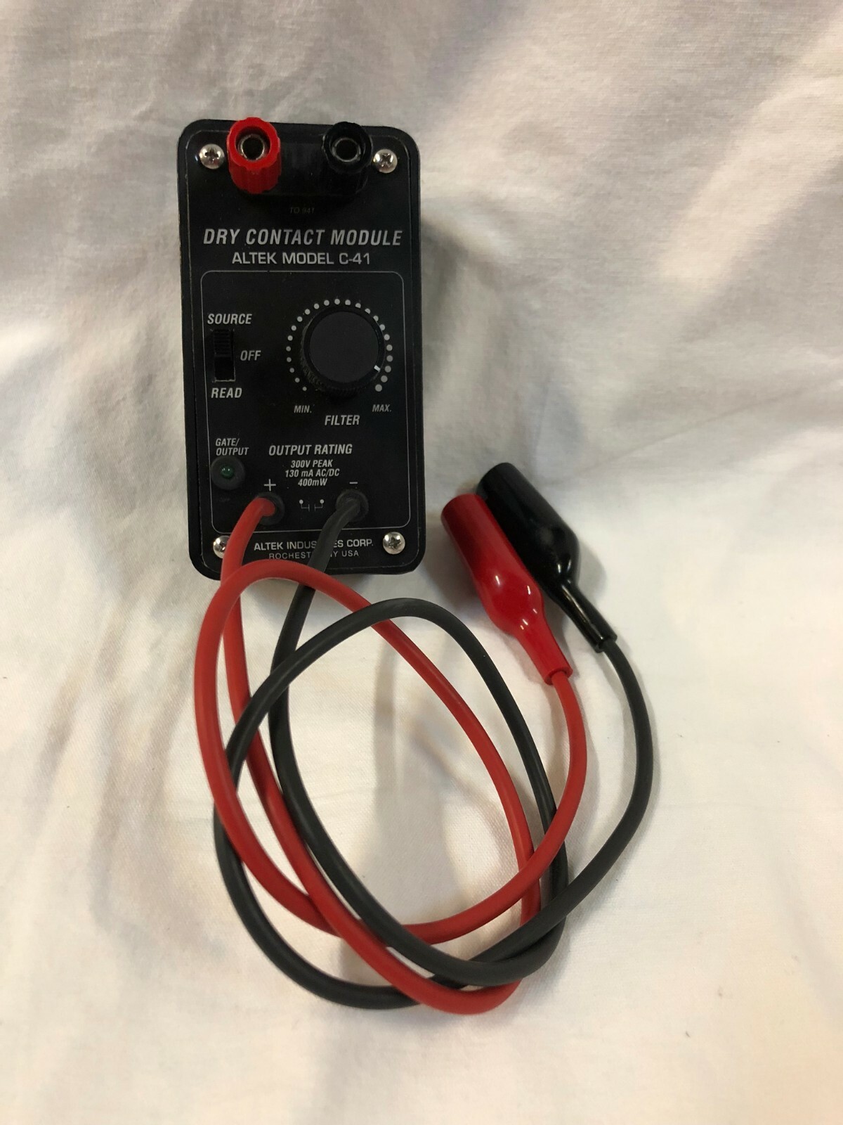 [USED] Altek C-41 Dry Contact Module + Performance Test Certificate
