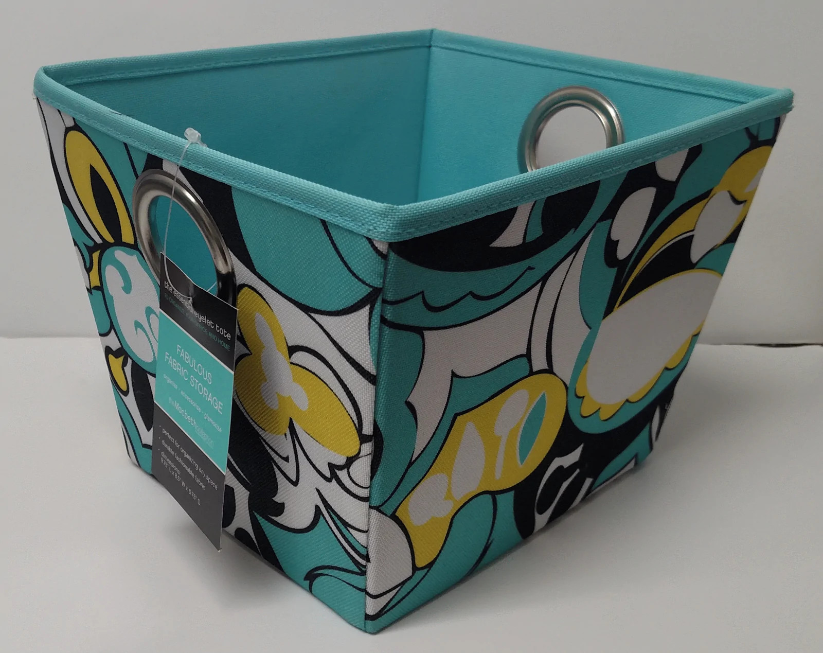 Staples 36146 Macbeth Fabric Storage Tote Sophia Free Shipping
