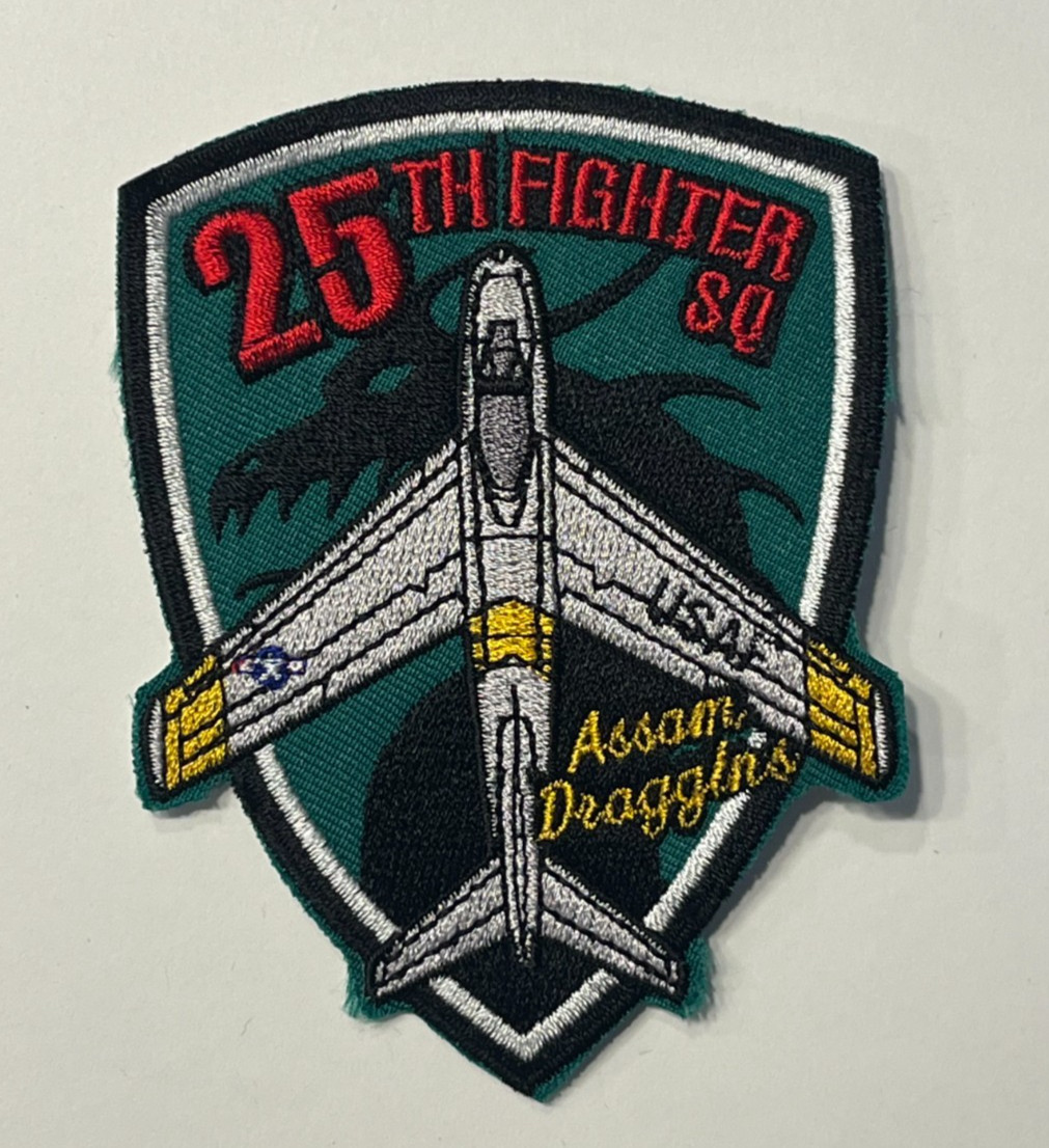 US AIR FORCE PATCH: 25th Fighter Squadron A-10 Warthog Osan AB, South Korea