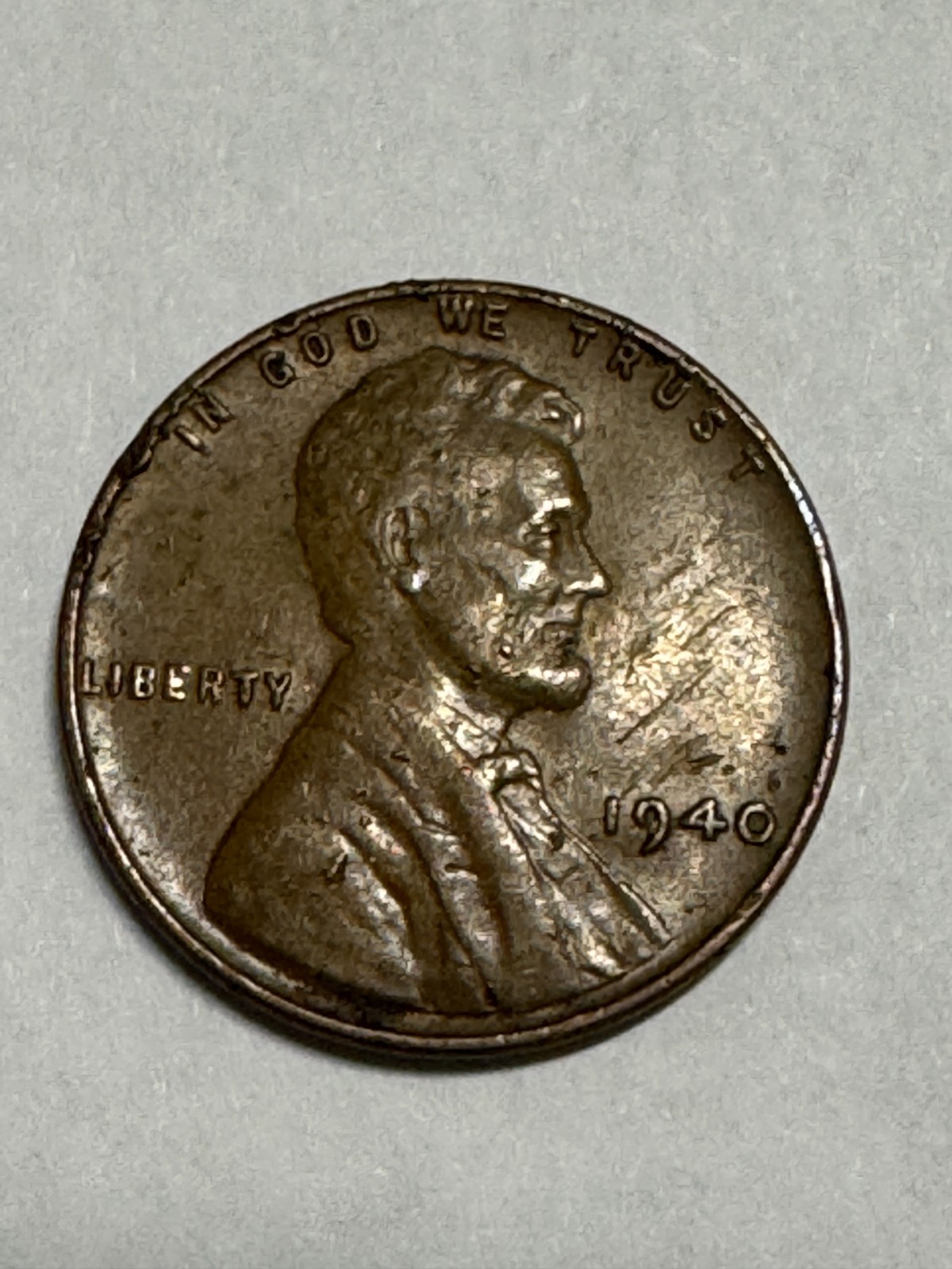 1940 P Lincoln Wheat Penny Philadelphia Mint No Mint Mark Uncertified Circulated