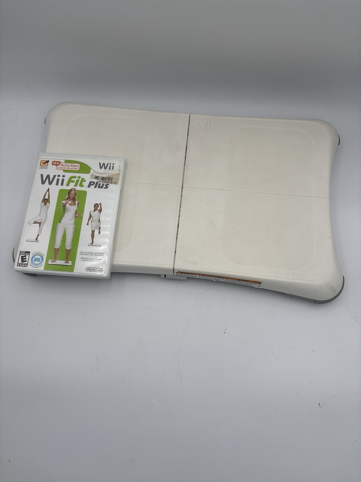 Nintendo Wii Fit Balance Board With Wii Fit plus Game Tested