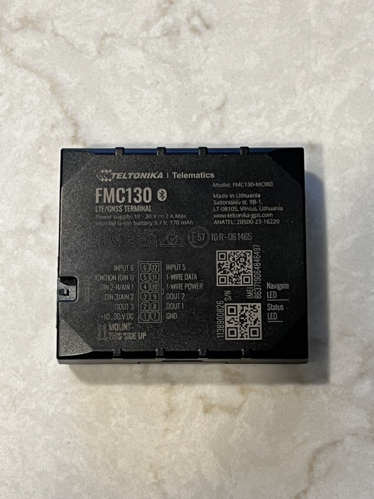 2 NEW Teltonika FMC130 LTE/GNSS Terminals
