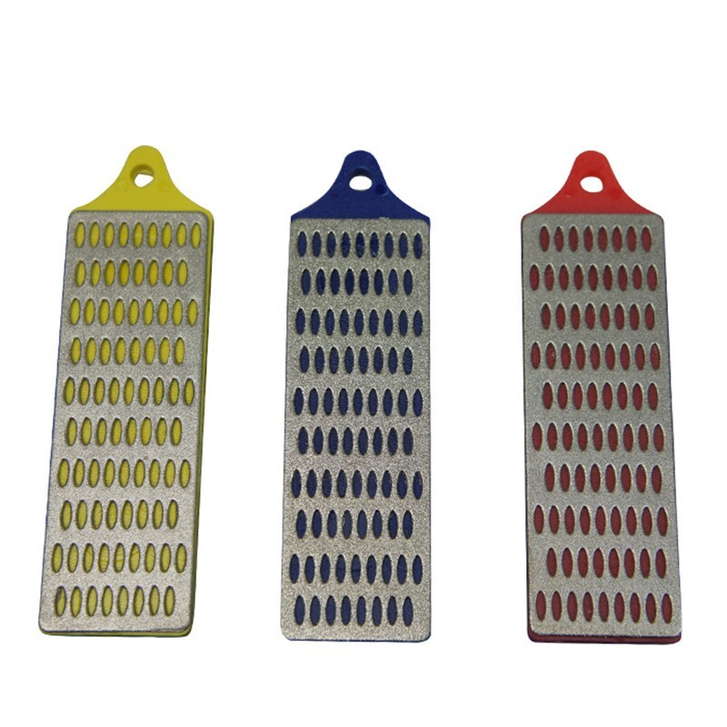 3Pcs/Set Diamond Sharpening Whetstone Coarse Medium Sharpening Cutter Stone New