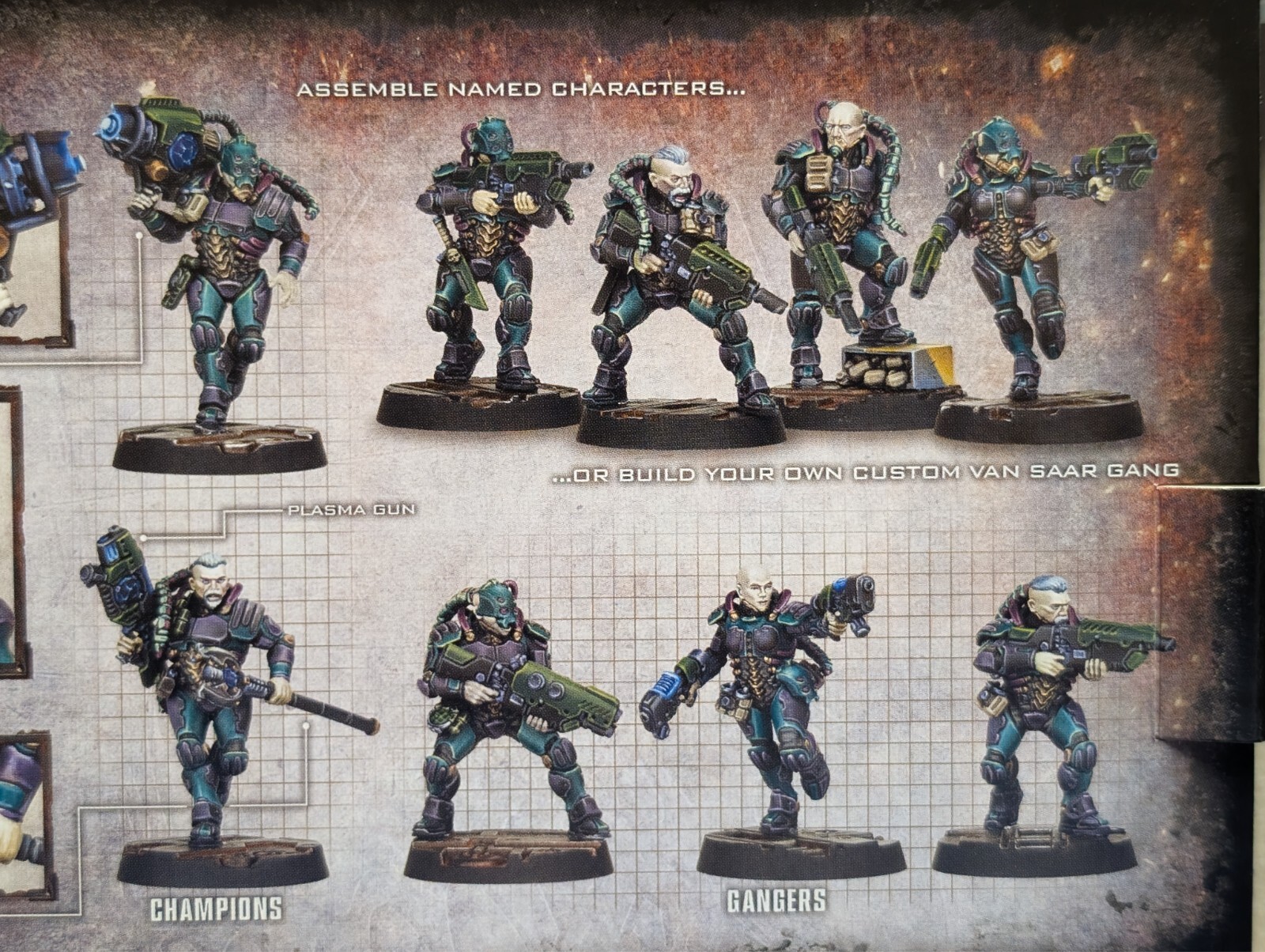 5x Van Saar Gang, Necromunda, 40k, GW