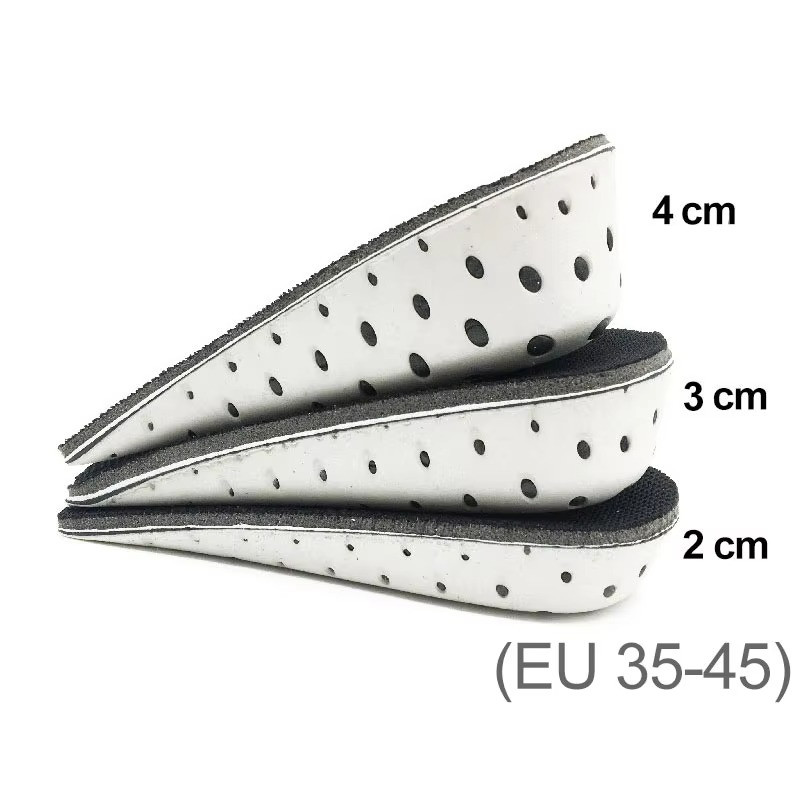 Men Women Invisible Height Increase Insoles Heel Lift Taller Shoe Inserts Pad US