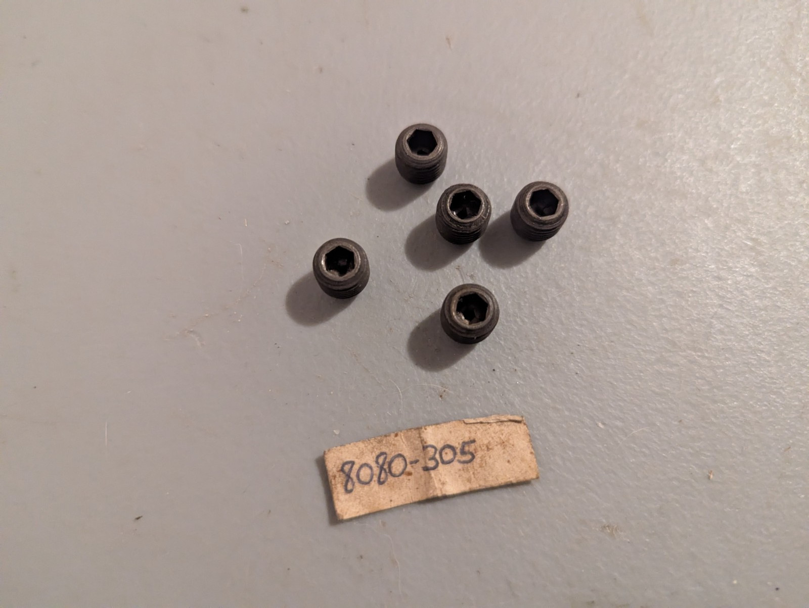 New Vintage Arctic Cat Snowmobile Setting Screws (6) 8080-305 '75 - '07