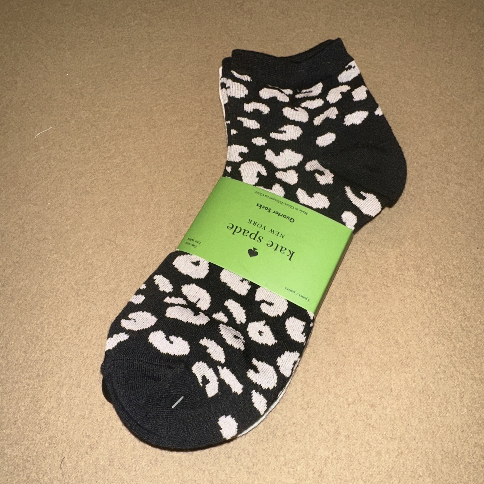 Kate Spade Women's 3 Pairs  Quarter Socks - One Size - Brand New