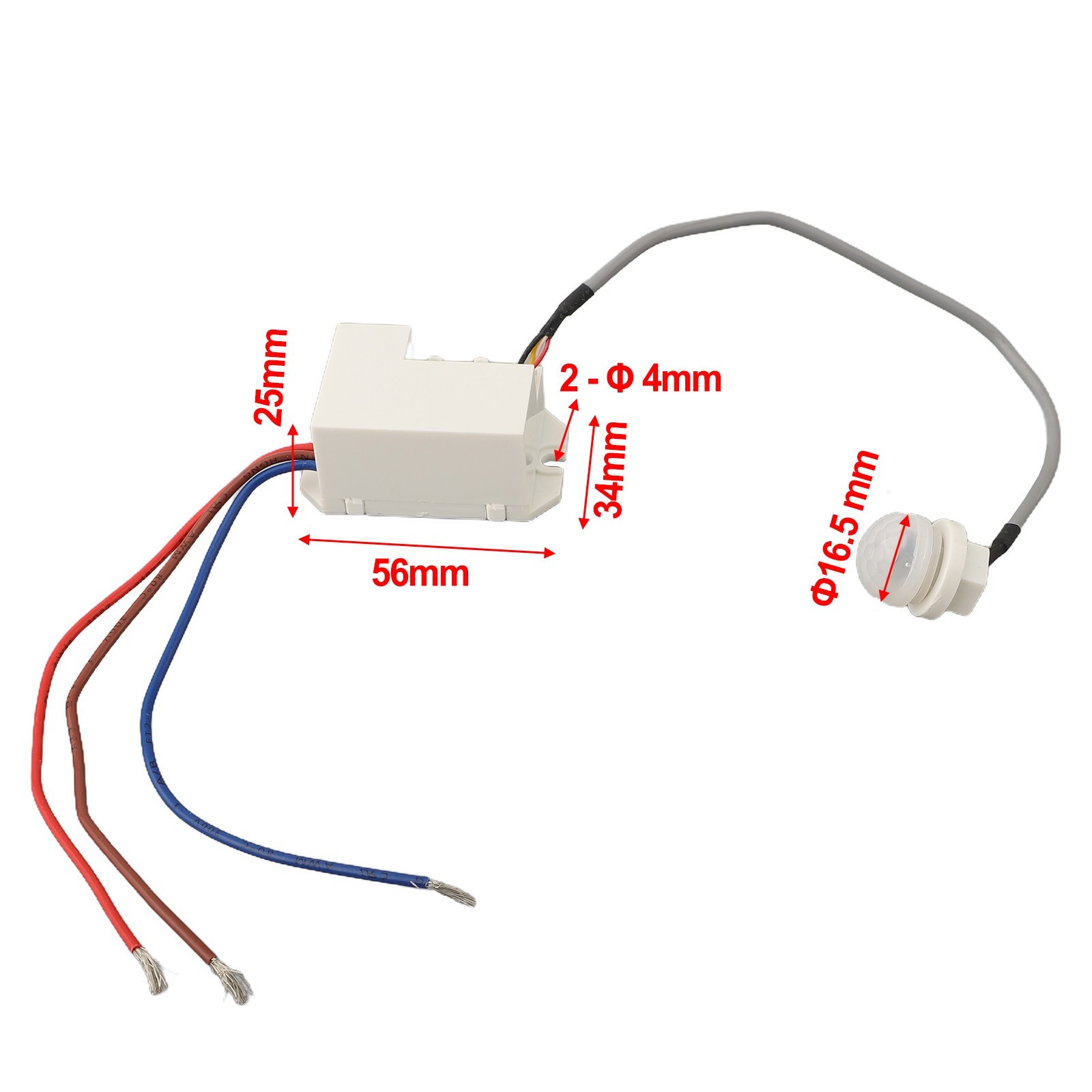 Compact and Lightweight Motion Sensor Switch for Automatic Light Control