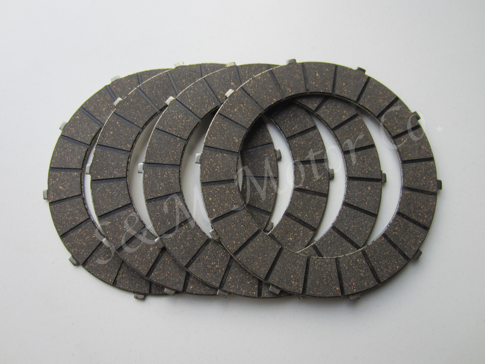 BSA C15 C25 B25 B40 B44 TRIUMPH TR25W SINGLE FRICTION CLUTCH PLATE 4 SET 57-2726