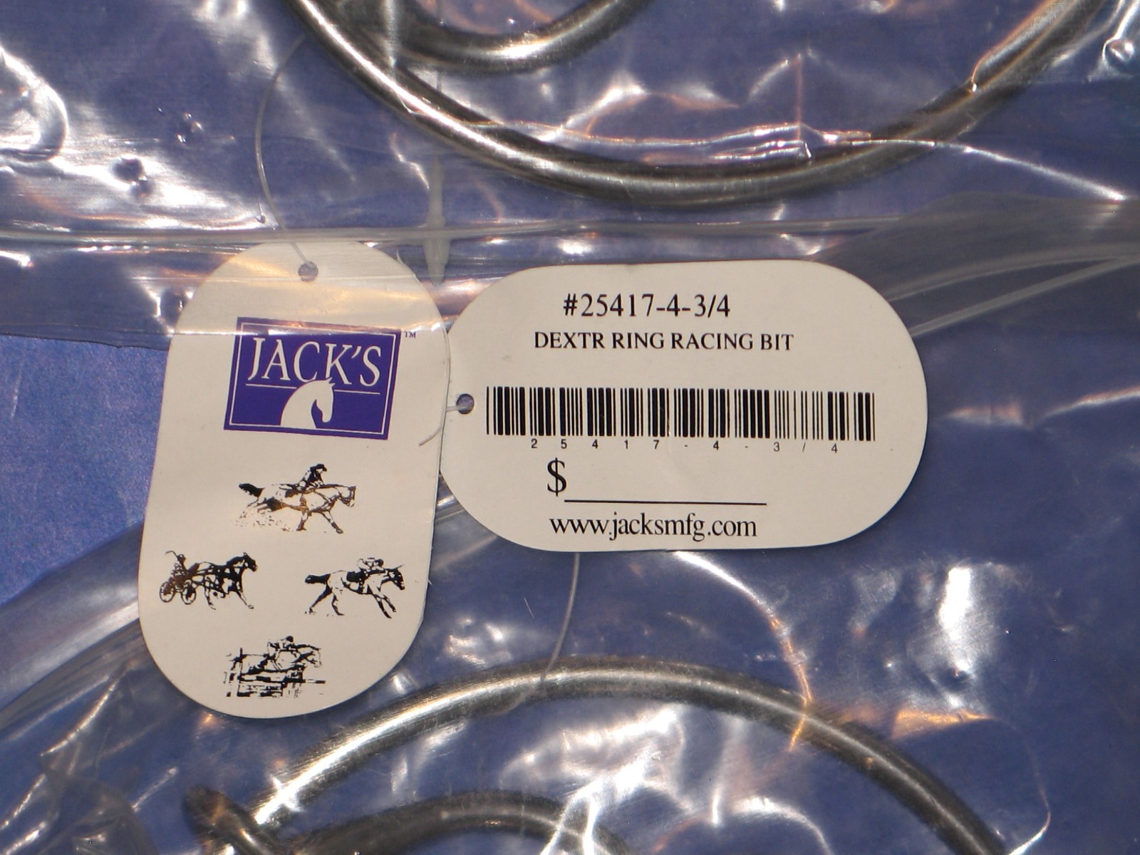 JACK'S DEXTR RING RACING BITS #25417-4-3/4 TWO NEW