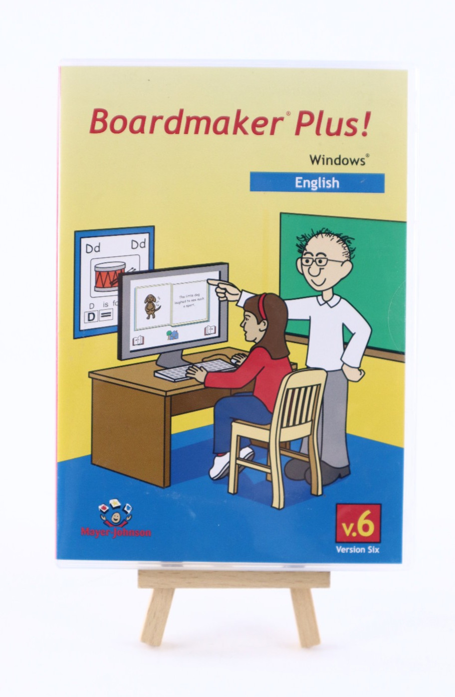 Boardmaker Plus! V.6  Windows CD-ROM 2 Disc Mayer-Johnson ENGLISH '11 NEW SEALED