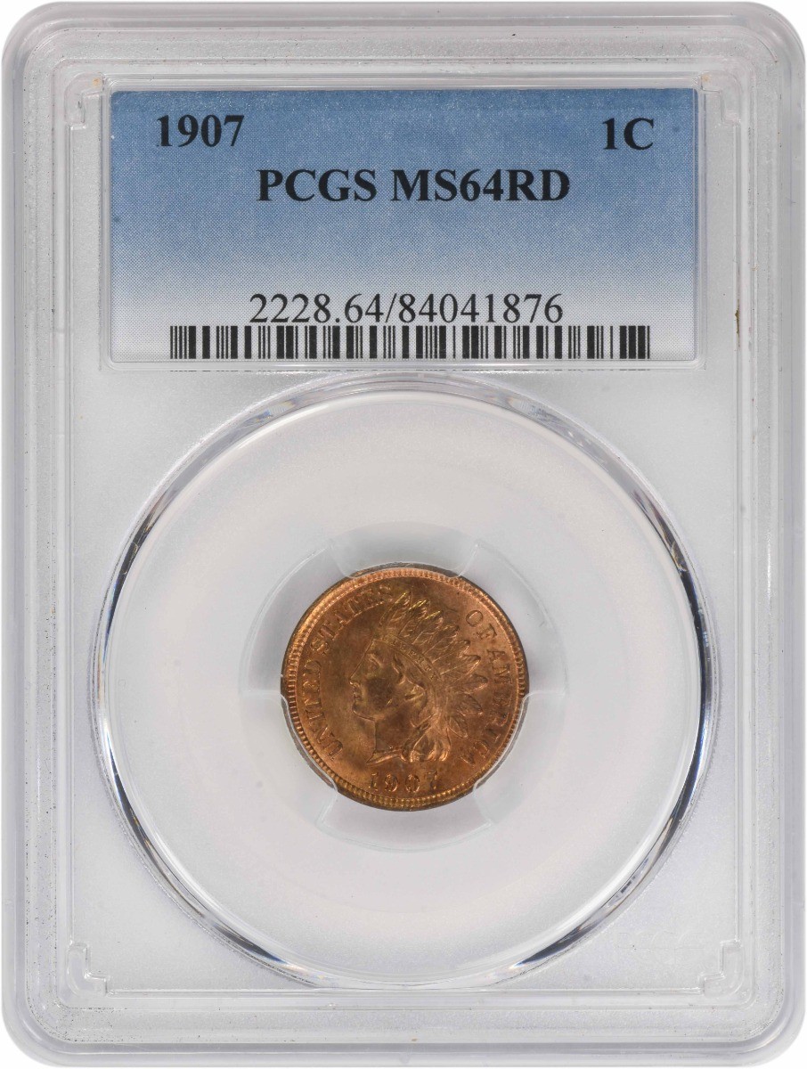 1907 Indian Cent MS64RD PCGS