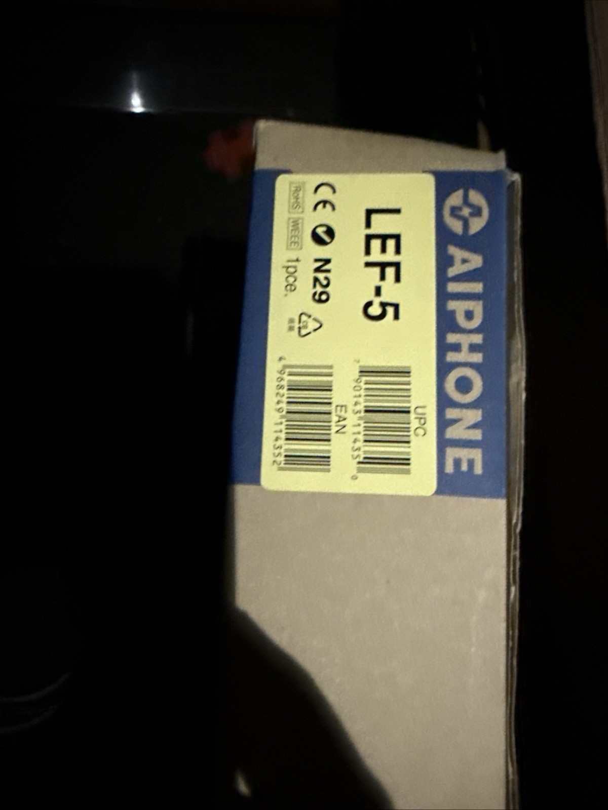 Aiphone Lef-5 Open Voice Selective Call Master Station Intercom