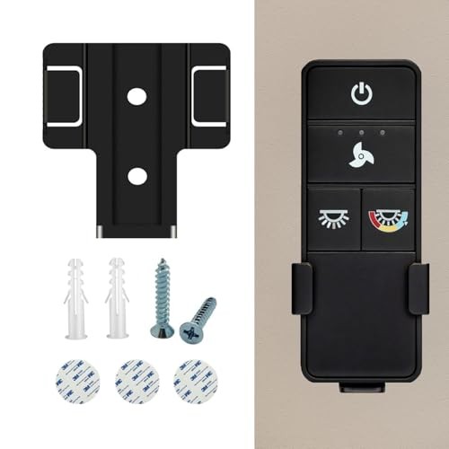 TX028C-S Ceiling Fan Remote Wall Mount Holder for Hampton Bay Home Decorators