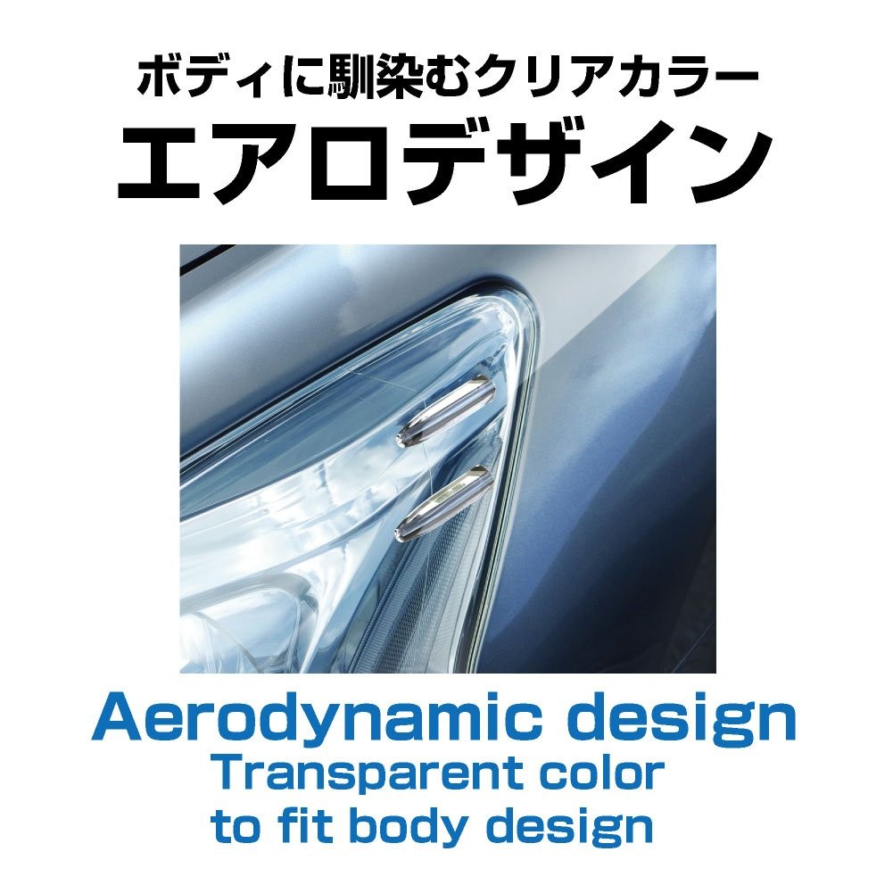 Seiko Industry Protector Car Aero Fin Protector 2 Clear