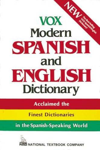 Vox Modern Spanish and English Dictionary (Vinyl cover) (VOX Dictionary  - GOOD